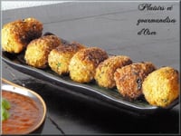 Photo de la Recette: Croquettes de Poulet et Parmesan Sauce BBQ Maison