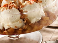 Photo de la Recette: Croustade à la Crème Glacée et aux Pommes Caramélisées