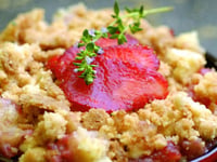 Photo de la Recette: Crumble aux Fraises