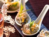 Photo de la Recette: Cuillères D'huîtres aux Petits Légumes