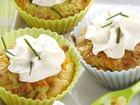 Photo de la Recette: Cupcake Courgette Cheddar Pignon de Pin