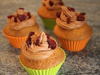 Photo de la Recette: Cupcakes Chocolat & Cramberries Sans Gluten