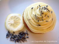 Photo de la Recette: Cupcakes Citron & Fleurs de Lavande