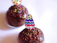 Photo de la Recette: Cupcakes façon nids de Pâques