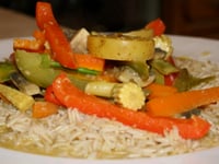 Photo de la Recette: Curry de Légumes Végétarien la Recette Asiatique Vegan