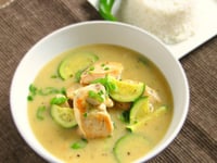 Photo de la Recette: Curry Vert Thaïlandais au Poulet