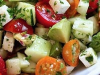 Photo de la Recette: Délicieuse Salade pour Dégonfler le Ventre