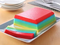 Photo de la Recette: Dessert Arc-en-Ciel à la Gelée JELL-O