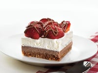 Photo de la Recette: Dessert Estival Au Chocolat Et Aux Fraises