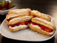 Photo de la Recette: Éclairs Fraises Chantilly