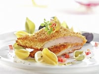 Photo de la Recette: Escalope de Veau Pané Façon Milanaise