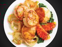 Photo de la Recette: Escalopes au Fenouil et aux Épinards