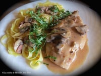 Photo de la Recette: Escalopes de Poulet Poêlées, Sauce Crémeuse à L’italienne de Messidor