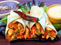 Photo de la Recette: Fajitas au Poulet sur Barbecue