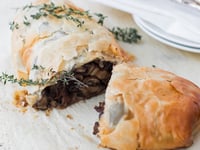 Photo de la Recette: Feuilleté au Champignons Végétalien Style Wellington