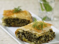 Photo de la Recette: Feuilletés aux Épinards et à la Feta (Grèce)
