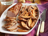 Photo de la Recette: Filet de Porc Barbecue et Frites de Patates Douces