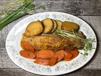 Photo de la Recette: Filet de Porc Cuit dans la Sauce Diana