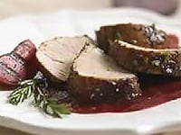 Photo de la Recette: Filet de Porc et Coulis de Prunes au Romarin