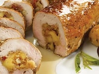 Photo de la Recette: Filet de porc farci au fromage Gouda