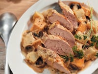 Photo de la Recette: Filet de Porc Rôti et Champignons