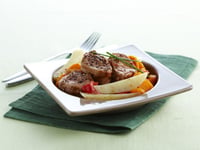 Photo de la Recette: Filet Mignon au Poivre et ses Légumes