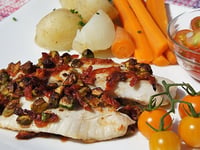 Photo de la Recette: Filets de Tilapia au Tomates Séchées
