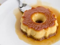 Photo de la Recette: Flan au Beurre de Cacahuète et Caramel