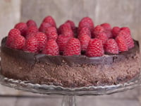 Photo de la Recette: Fondant au Chocolat Noir et aux Framboises