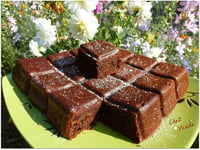 Photo de la Recette: Fondant Courgette Chocolat Savoureux