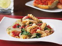 Photo de la Recette: Fusilli aux Épinards au Fromage Tomato et à la Chèvre