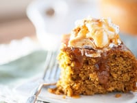 Photo de la Recette: Gâteau à la Citrouille et Sauce au Caramel à la Mijoteuse