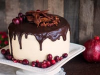 Photo de la Recette: Gâteau au Chocolat, Érable et Bacon
