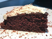 Photo de la Recette: Gâteau au Chocolat et Glaçage à la Vanille