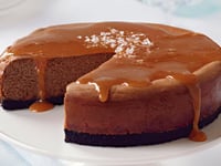 Photo de la Recette: Gâteau au Fromage au Caramel Salé et au Chocolat