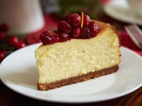 Photo de la Recette: Gâteau au Fromage aux Canneberges sur Pain D’épice