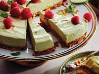 Photo de la Recette: Gâteau au Fromage Sans Cuisson lime Avocat et Noix de Coco