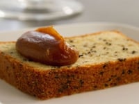 Photo de la Recette: Gâteau au Sésame, Purée de Dattes au Caramel et à la Vanille