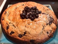 Photo de la Recette: Gâteau aux Bleuets et Sirop D'érable