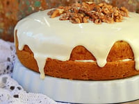 Photo de la Recette: Gâteau aux Noix et Raisins Secs