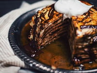 Photo de la Recette: GÂTEAU DE CRÊPES AU CHOCOLAT STYLE TIRAMISU