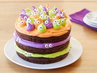 Photo de la Recette: Gâteau d’Halloween aux Yeux Effrayants