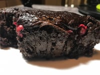 Photo de la Recette: Gâteau Double Chocolat et Canneberges à la Mijoteuse