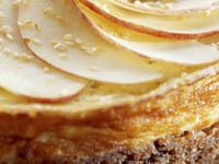 Photo de la Recette: Gâteau Fourré au Fromage Blanc et aux Pommes