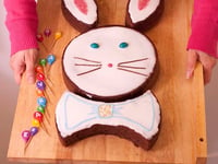 Photo de la Recette: Gâteau Lapin de Pâques au Chocolat