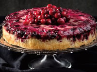Photo de la Recette: Gâteau Renversé à L’érable et aux Canneberges
