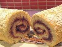 Photo de la Recette: Gâteau Roulé Sans Gluten à la Confiture ou au Nutella