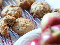 Photo de la Recette: Galettes aux Pommes et aux Raisin Bran