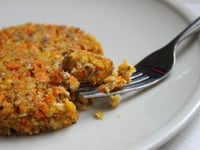 Photo de la Recette: Galettes Végétariennes aux Pois Chiches et Carottes