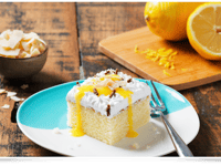 Photo de la Recette: Gâteau à la Vanille, au Citron et à la Noix de Coco